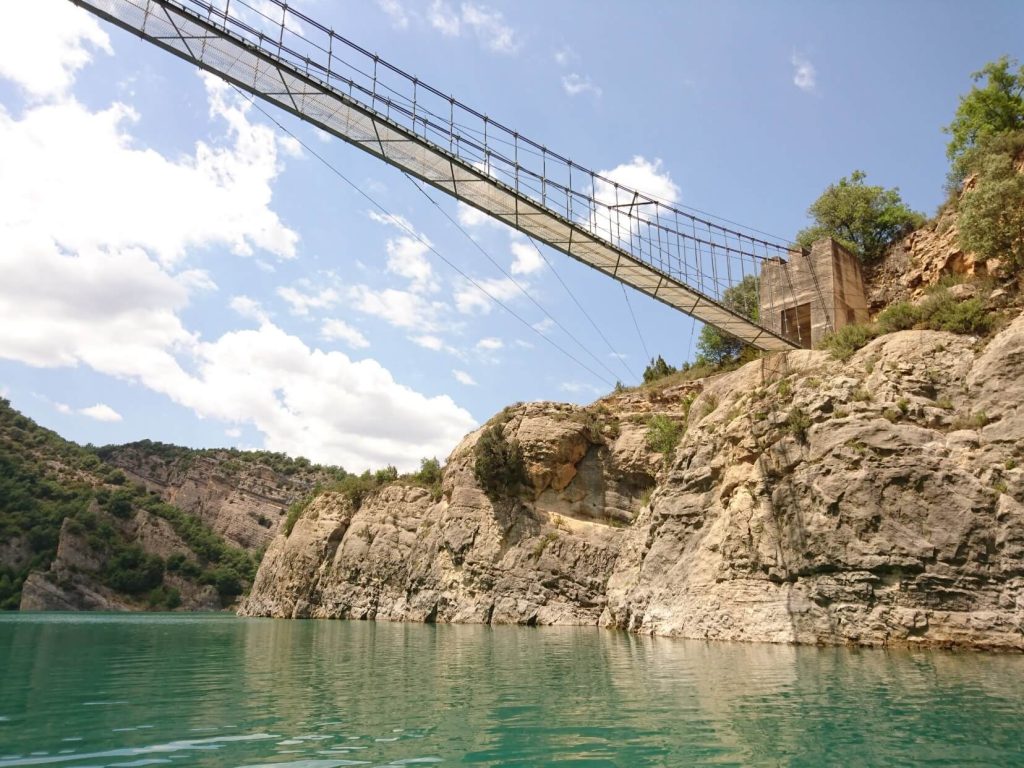 puente colgante congost de mont rebei